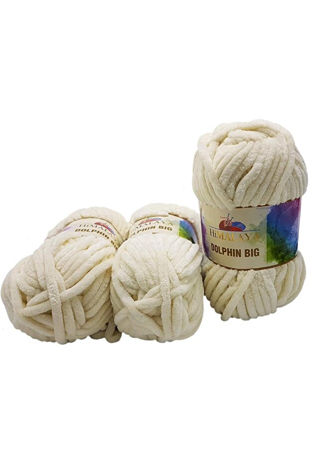 Dolphin Big Velvet Knitting Yarn 3X200 Gr