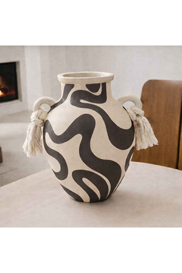 Textured Designer Cube Vase, 18 cm