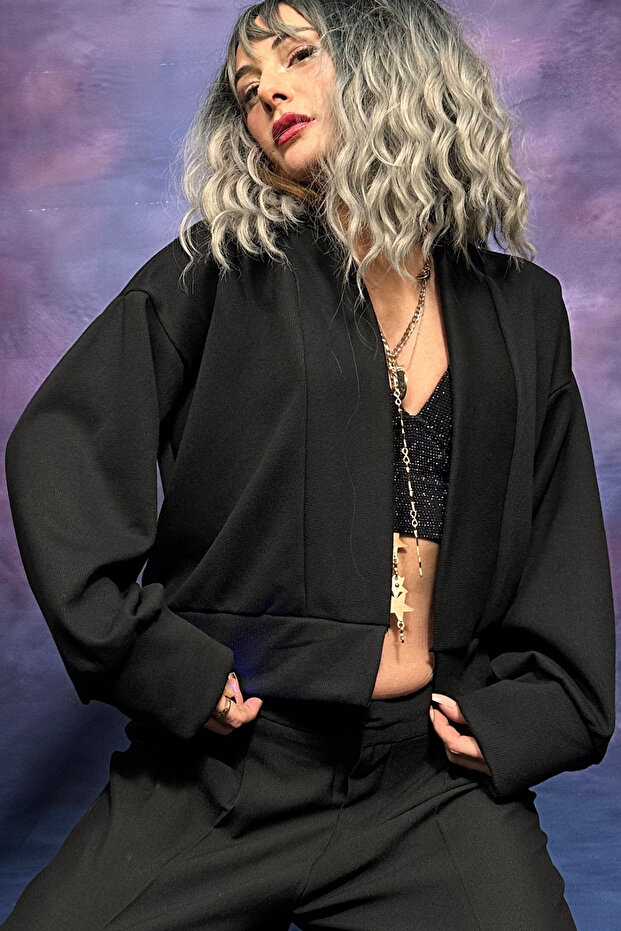 MİNİ DOKUMA CEKET - 4