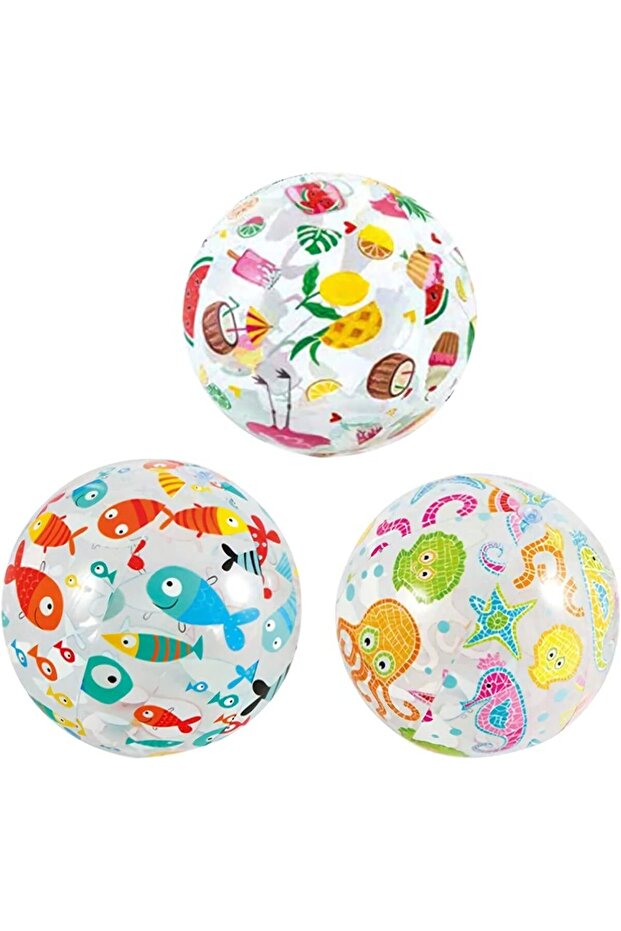 Making Tech 3 Pieces Inflatable Beach Balls - 1