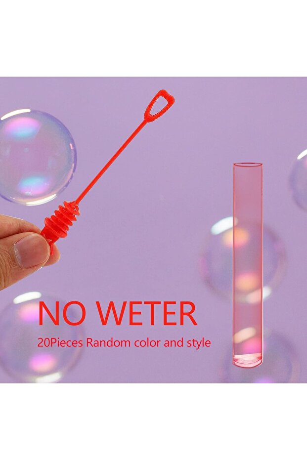 مجموعة أنابيب فقاعات فارغة، زجاجات فقاعات على شكل قلب لحفلات الزفاف - 2