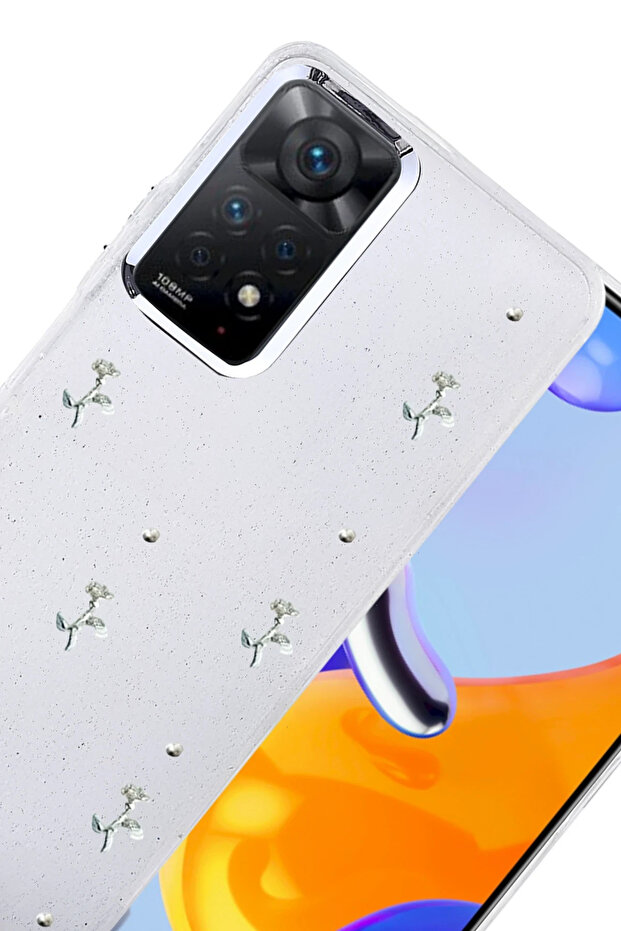 غطاء SPTRNS Xiaomi Redmi Note 11 Pro بنمط الفيونكة - (04134) نمط 4 - 3