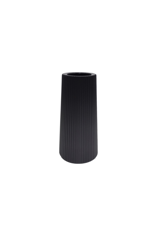 2-Piece Black Unbreakable Tall Vase