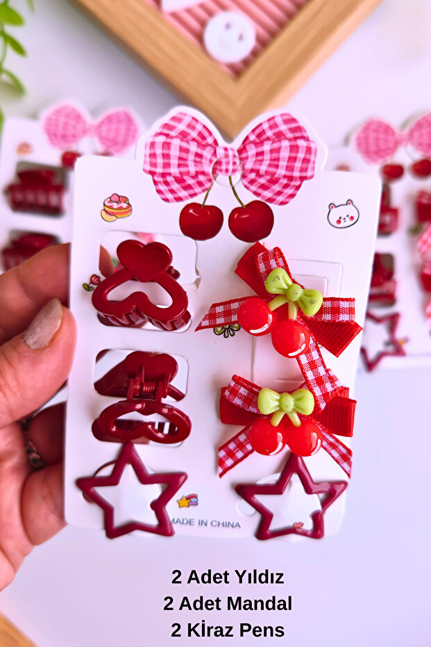 Cherry Figured Buckle Set - 1