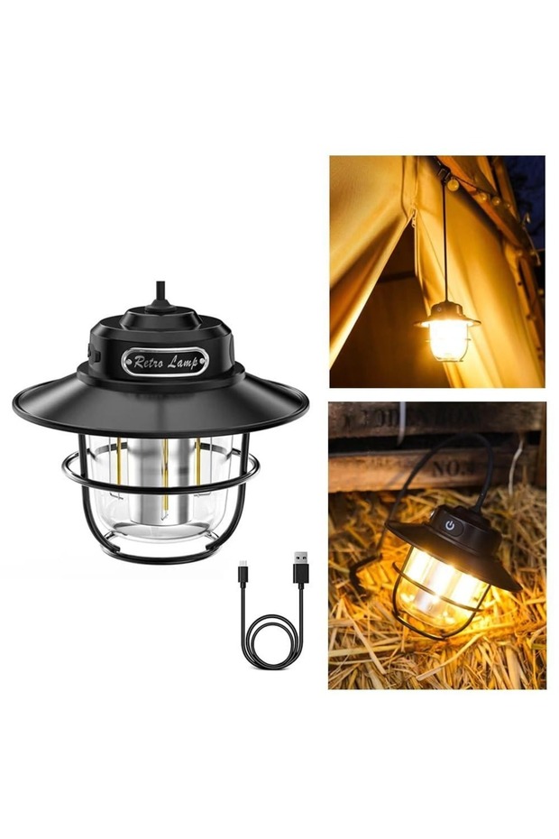 مصباح LED للتخييم قابل لاعادة الشحن تايب سي - 7