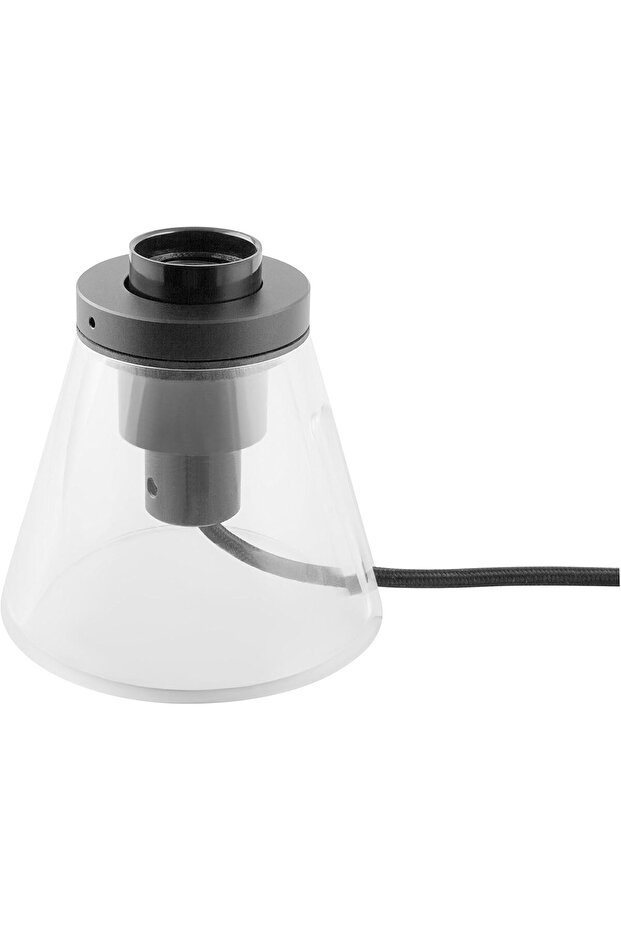 Vintage Edition 1906 Glass Table Lamp, Black