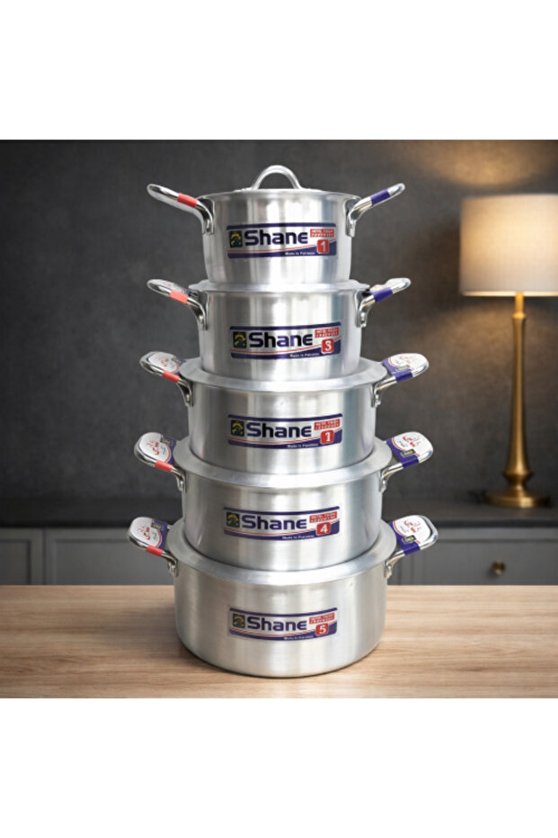Aluminum Cookware Set - 5 Pcs