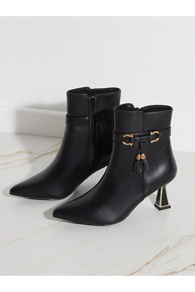 Botine Negre Toc Mic Clepsidra Comode Raymi - 3