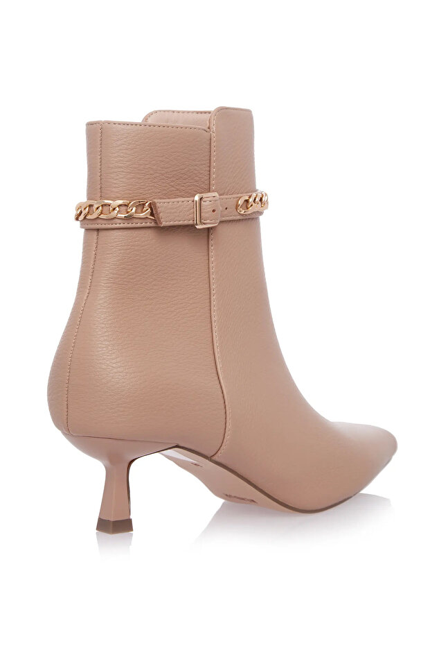 Botine Bej Toc Mic Comode Lant Marala - 4