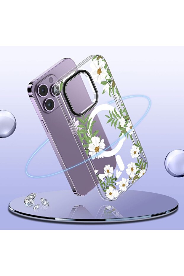 MagSafe Case for iPhone 13 Mini Daisy - 3