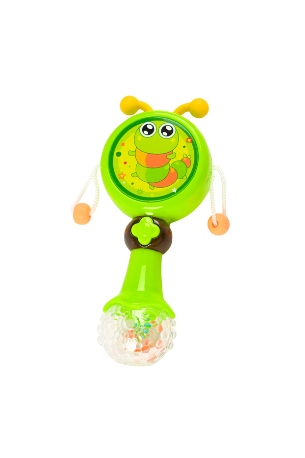 Rattle Drum Toy, Green
