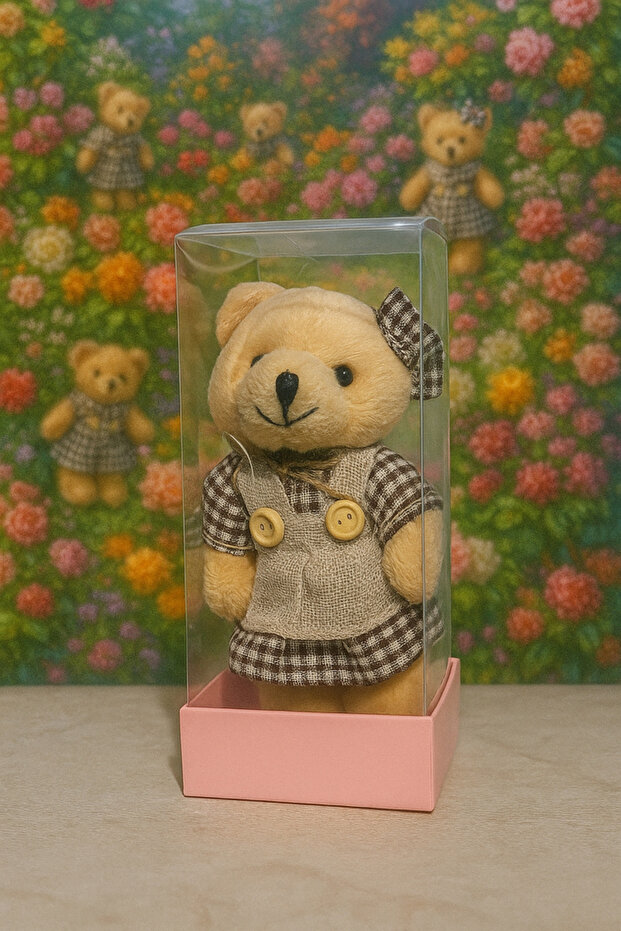 Asetat Kutuda Elbiseli Ayıcık - 1