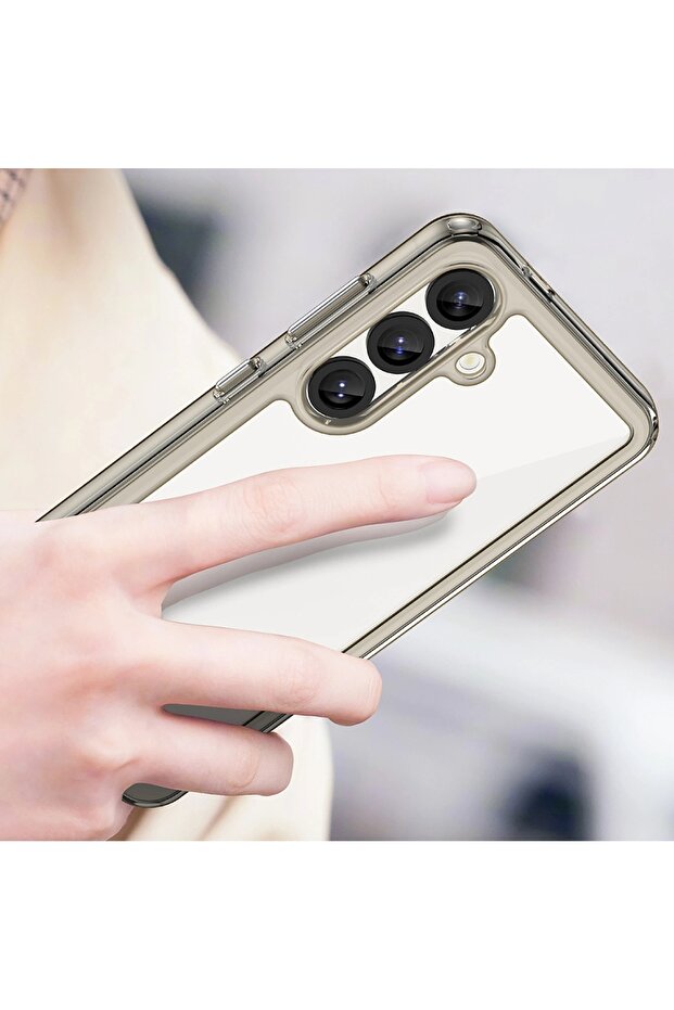 Outer Space Black Transparent Case for iPhone 16e - 4