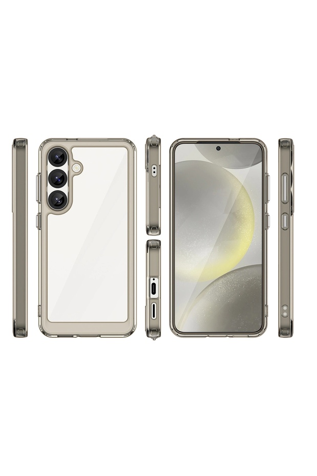 Outer Space Black Transparent Case for iPhone 16e - 6