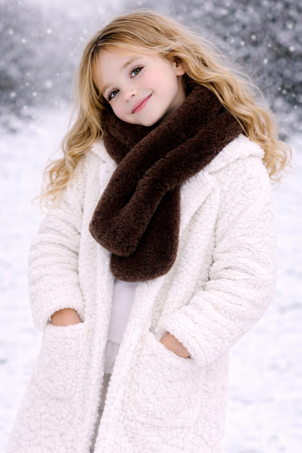 Eșarfă de pluș pentru copii - 2