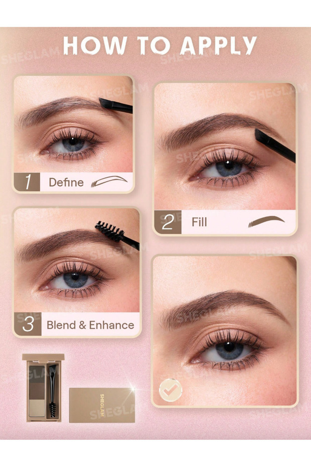 Puff Brow Palette-Olive - 6