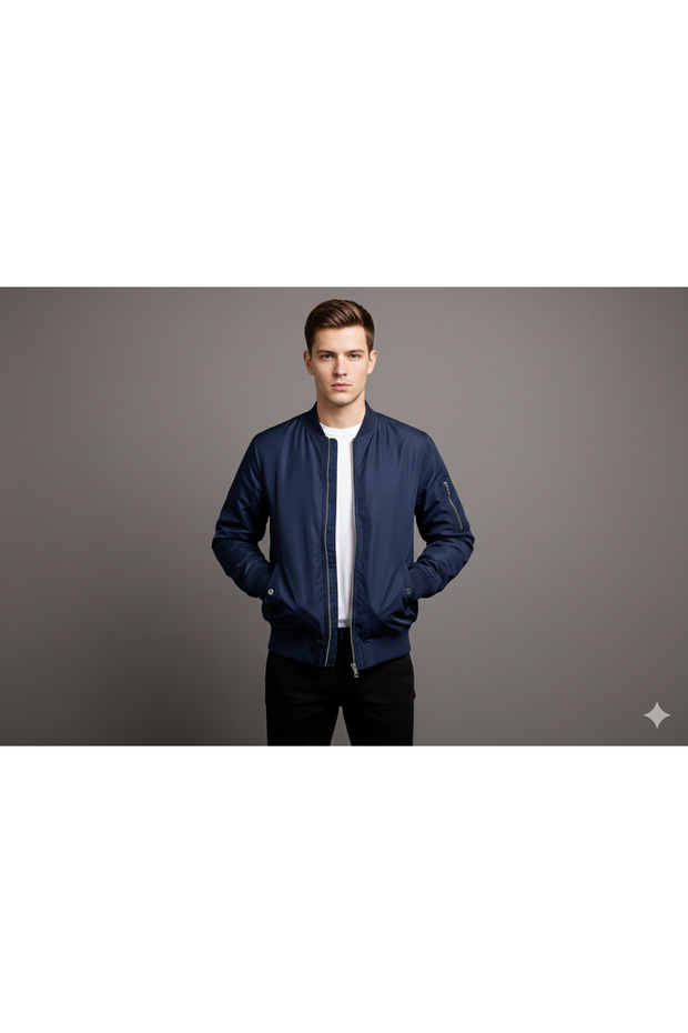 سترة بومبر كبيرة الحجم - 2