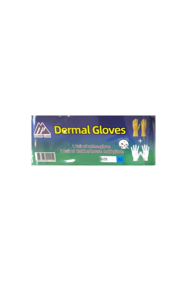 قفازات حساسية DERMAL GLOVES مقاس S - 1