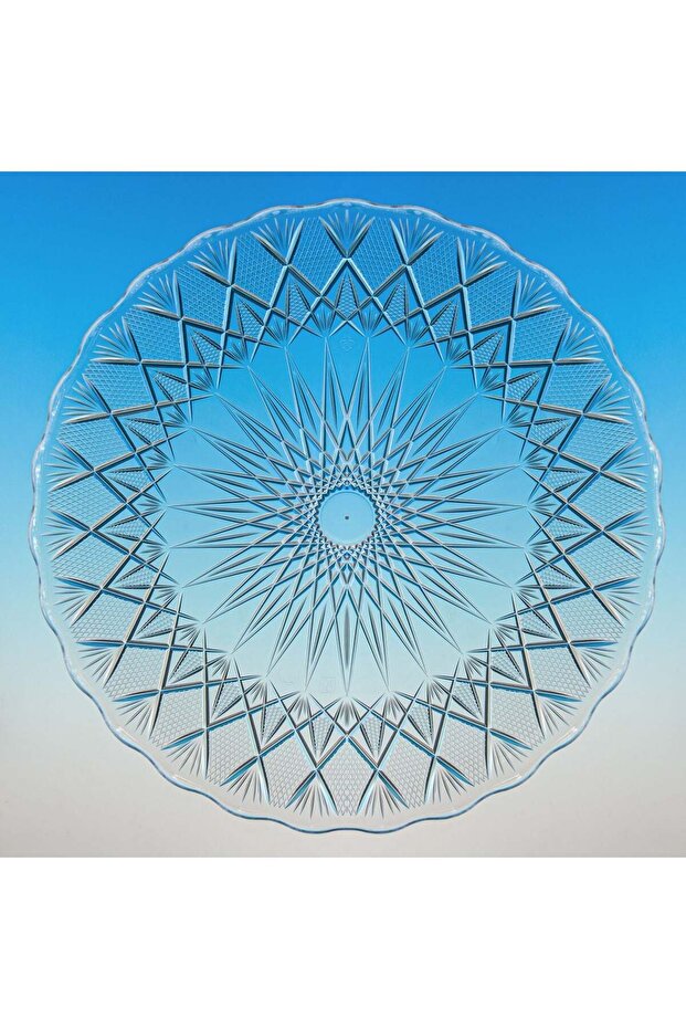 Transparent Plastic Serving Platter Ø30cm - 2