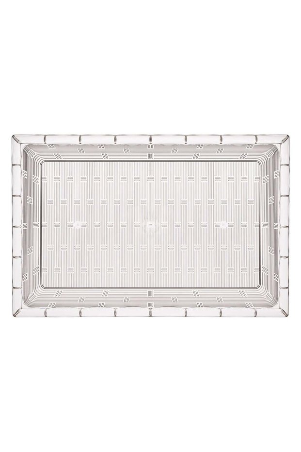 Transparent Plastic Serving Platter 42x28x3cm