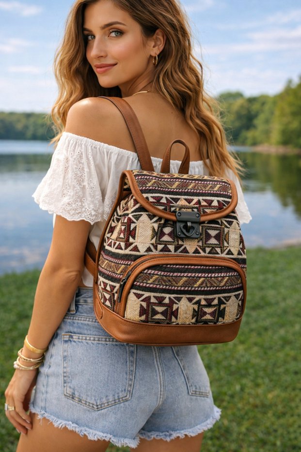 Boho Ethnic Pattern Style Daily Women's Backpack