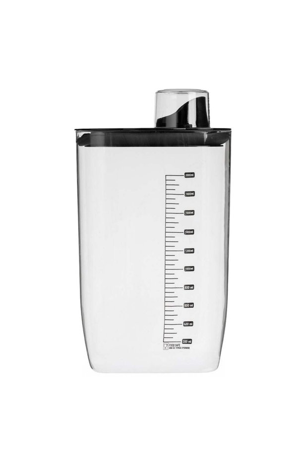 Storage Container with Drain & Measuring Cup 2.1L