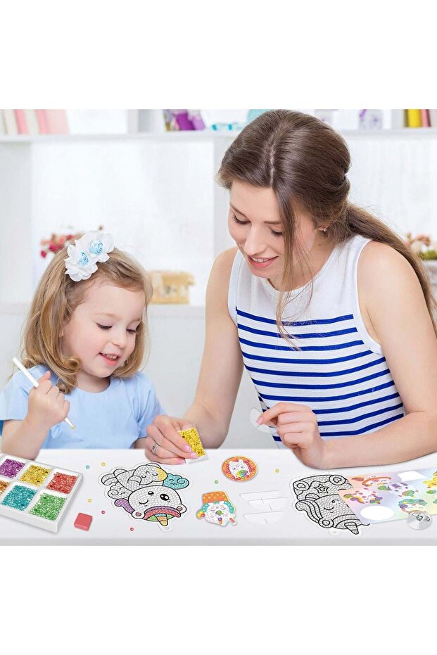 Creative Set Hanging Decorations with Strass - 5