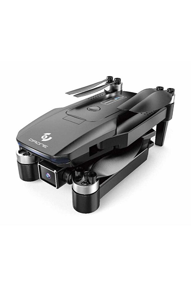 Black Foldable Drone with Built-in Camera & Light - 2