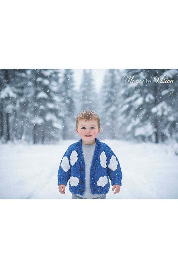 Bulutlu mavi hırka - 2