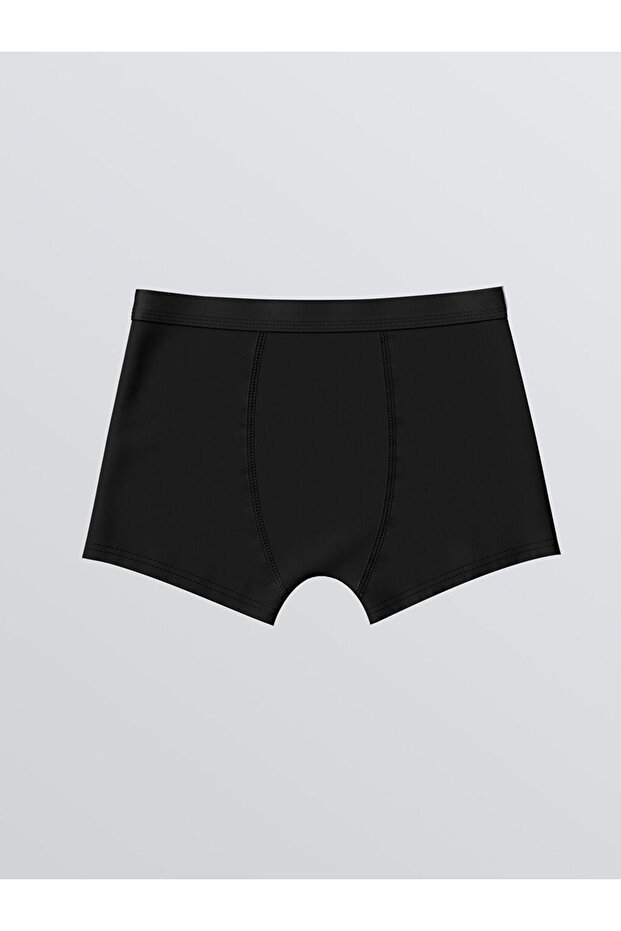 Black Basic Boy Boxer 5 Pcs - 2