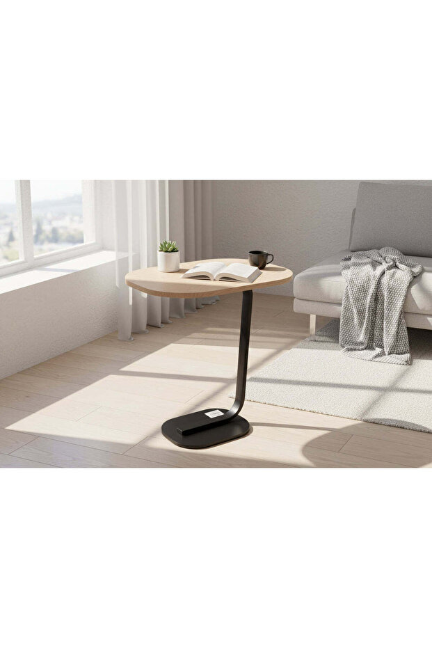 طاولة جانبية خشبية - 3