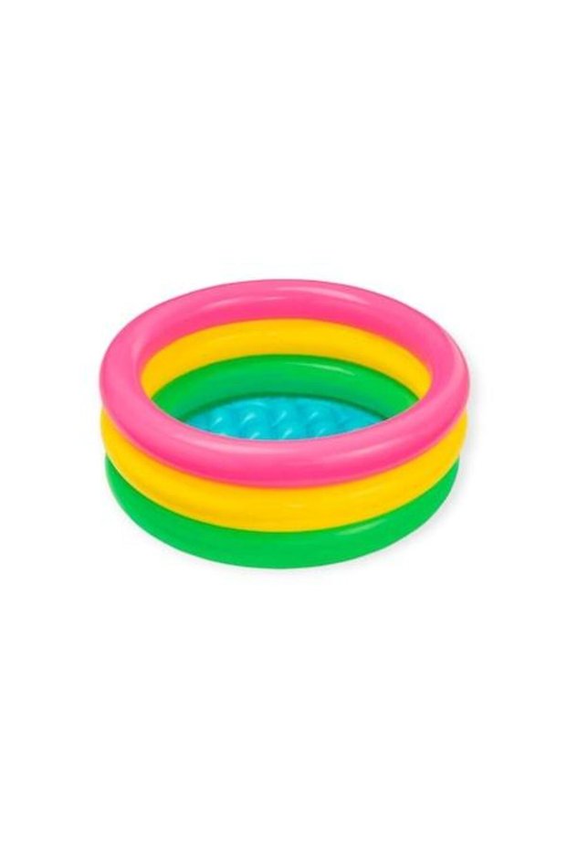 Inflatable Pool for Kids, Round Multicolor
