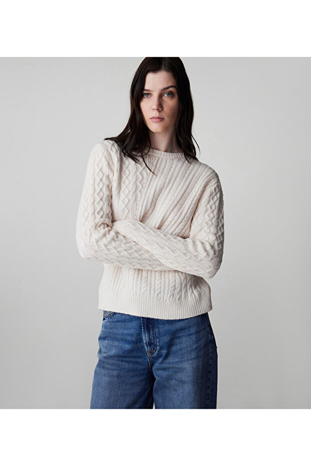 Saç örgülü triko - 1