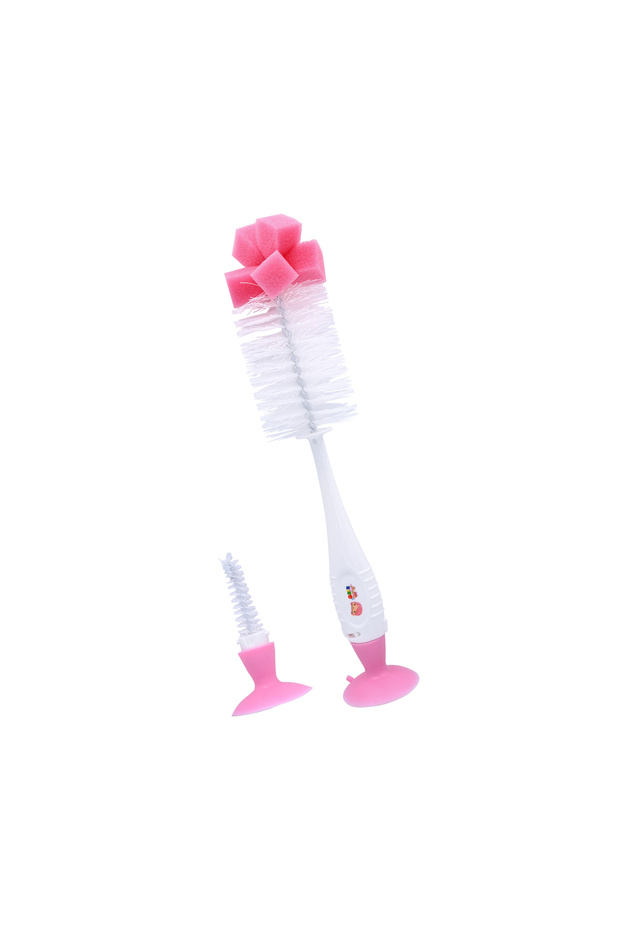 BOTTLE & NIPPLE BRUSH-Pink