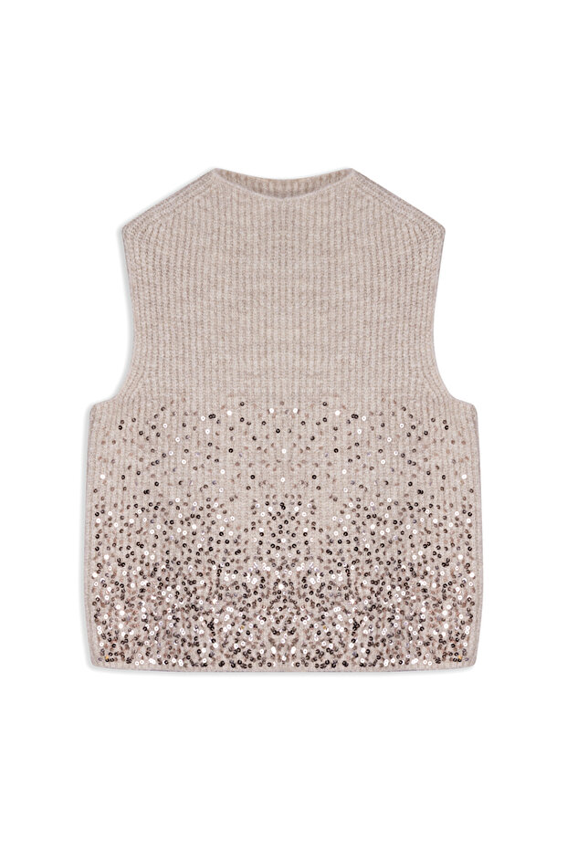 Payet işlemeli triko - 3