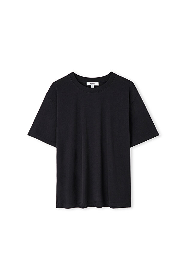 Bisiklet yaka basic tişört - 1