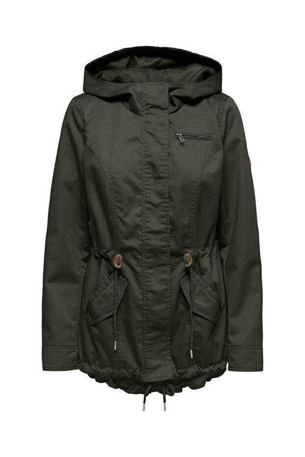 Onllorca Kapüşonlu Canvas Parka - 3