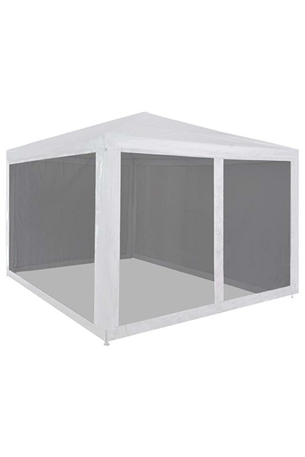 Party Tent with 4 Mesh Sidewalls 3x3 m