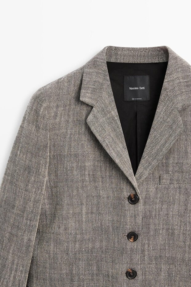 Yünlü jarse blazer - 6