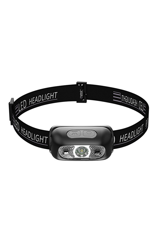 gray Rechargeable COB LED USB Headlamp Strong Magnetic Powerful Headlight Super Bright Waterproof He