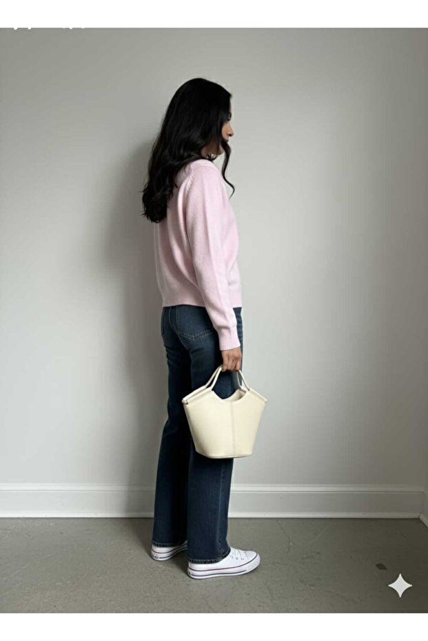 düğmeli triko hırka - 3