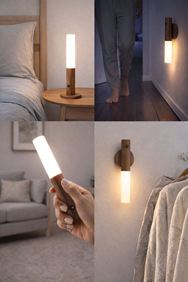 Sensörlü Dekoratif Duvar Aplik - 3