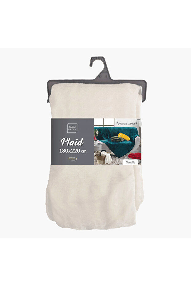 بطانية صلبة - 180 × 220 سم - 3