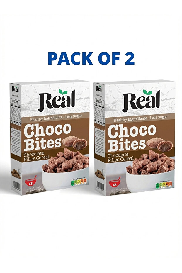 Pillow Bites Choco Cereal – Crunchy Peanut Butter-Filled Snack, 225g Pack (Pack Of 2)
