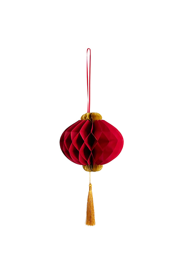 2-Pack Large Red Paper Lanterns 28x46cm – Traditional Chinese New Year