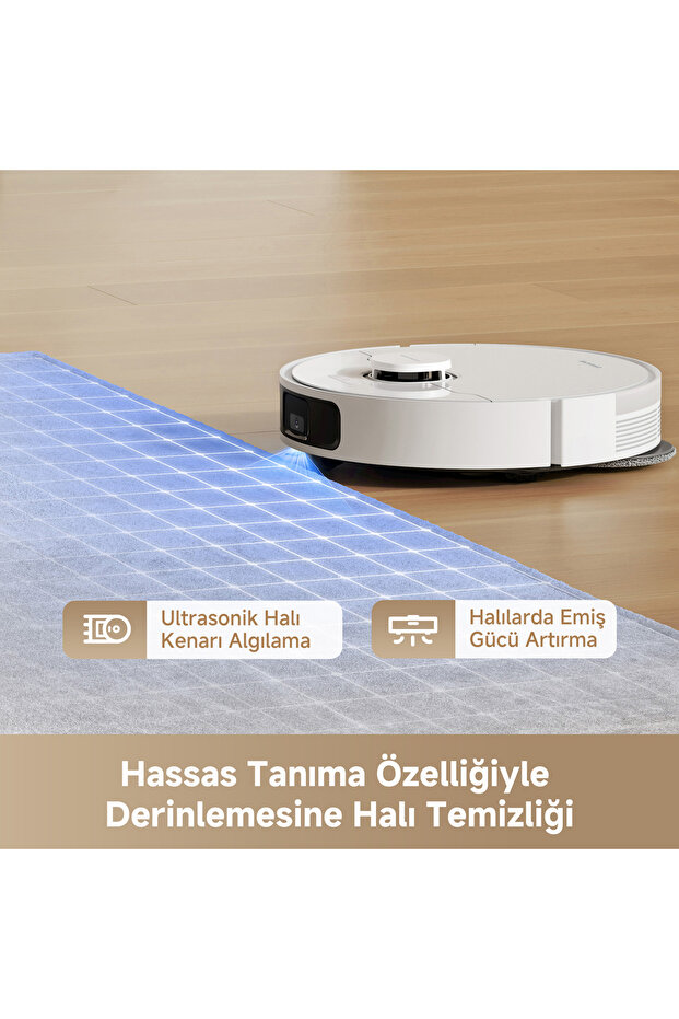 L40 Robot Süpürge Beyaz, 13.000Pa Emiş Gücü - 4