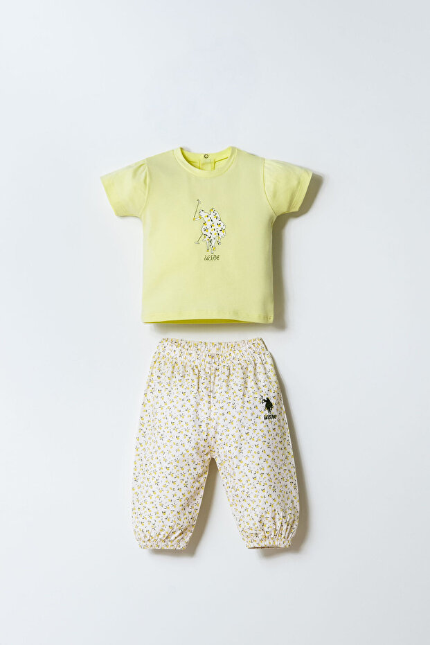 Baby Girl Yellow Baby Set