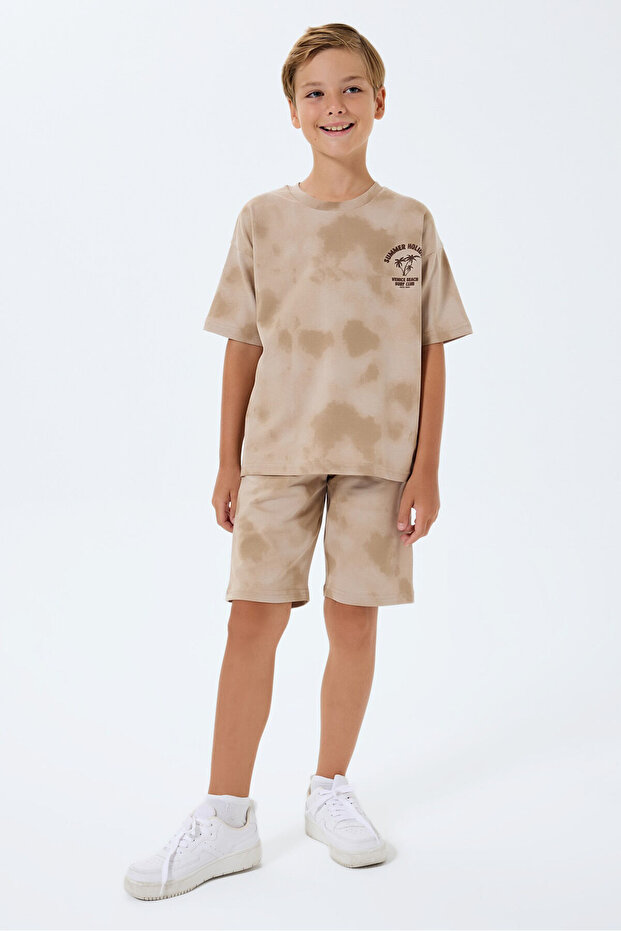 بدلة برمودا بنية للأولاد - 1