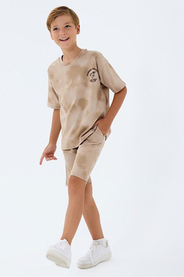 بدلة برمودا بنية للأولاد - 2