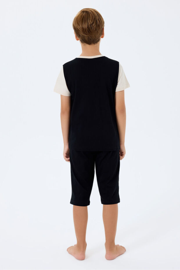 بدلة كابري سوداء للأولاد - 4